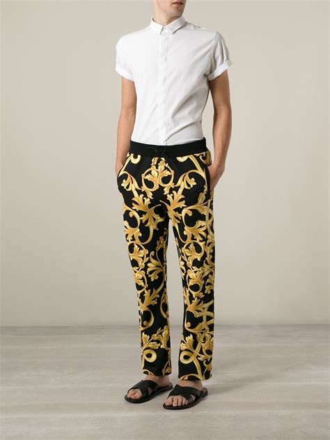 mens versace joggers|versace track pants for men.